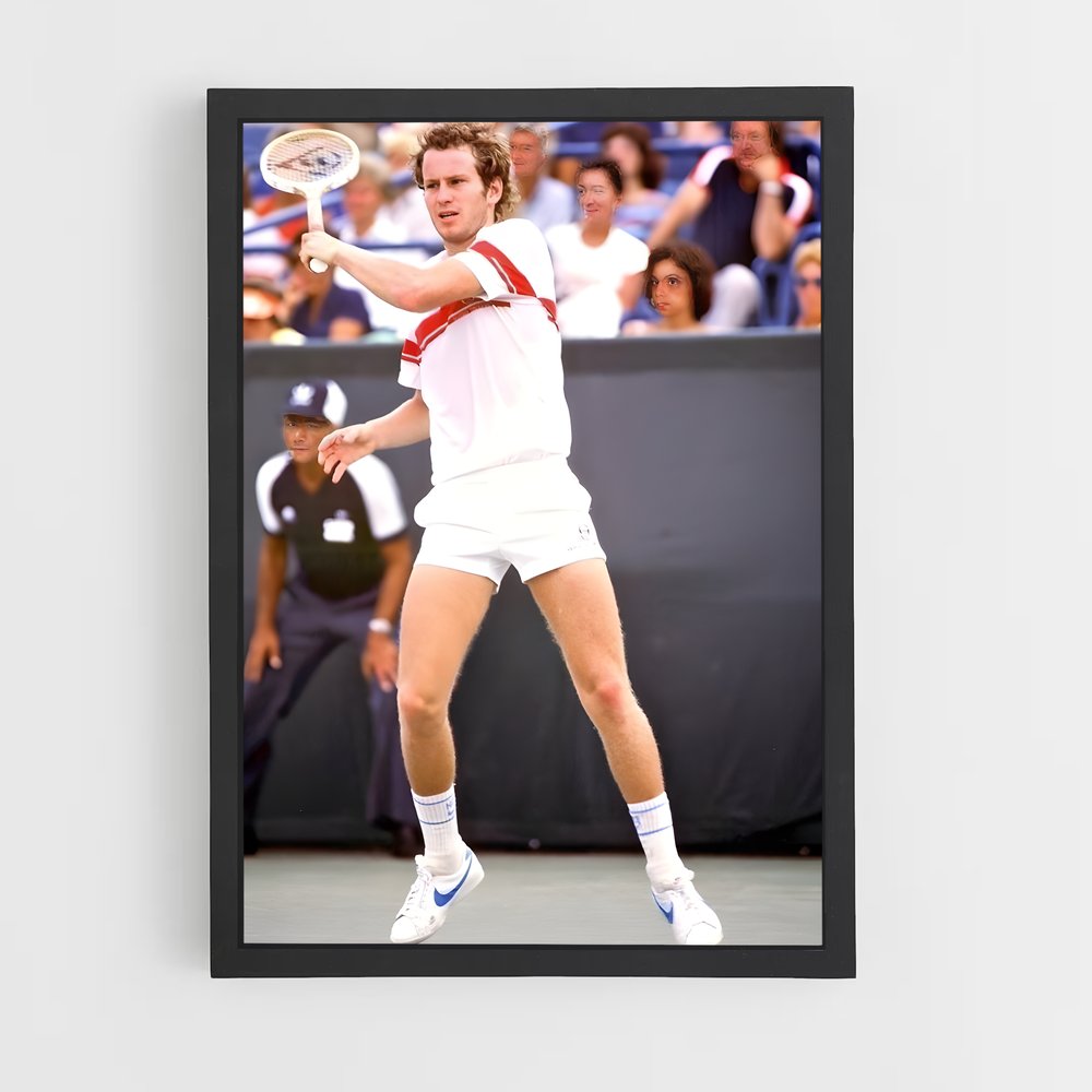 Poster John mcenroe courts – affiche Tennis (vue 2)